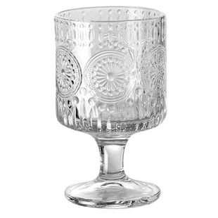 加厚精致玻璃杯微醺甜酒杯鸡尾酒高脚特调气泡水饮品果汁杯红酒杯