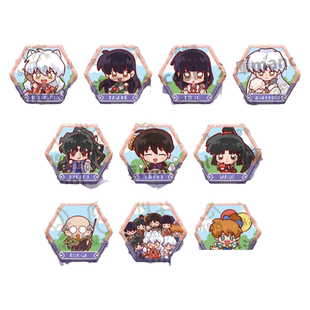 漫库正版周边犬夜叉露营系列吧唧徽章镭射票立牌拍立得杀生丸官谷