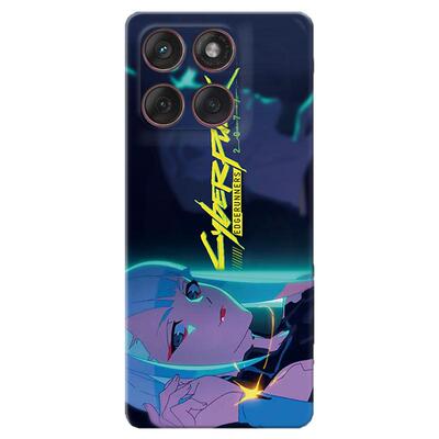 赛博朋克适用摩托罗拉edge60pro手机壳50/40/S30/G86G85G84G75G56G55G54边缘行者跑手露西个性创意男生女款