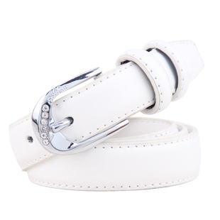 皮带女款休闲百搭简约韩国细腰带女士针扣韩版时尚装饰学生宽裤带