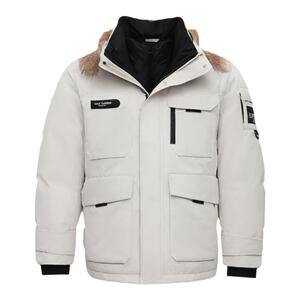 雪中飞2024新款情侣装羽绒服连帽大毛领中长款时尚男女户外工装冬
