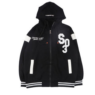 小灵丁棒球外套春秋新款男童中大童针织卫衣外套青少年休闲夹克