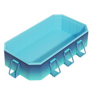 游泳池家用儿童免充气可折叠水池家庭婴儿游泳桶户外大型支架泳池