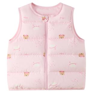 PawinPaw卡通小熊童装25年秋冬新款男女宝宝轻盈柔软羽绒马甲