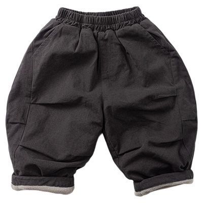 JIUMI男童秋冬韩版工装束脚裤潮