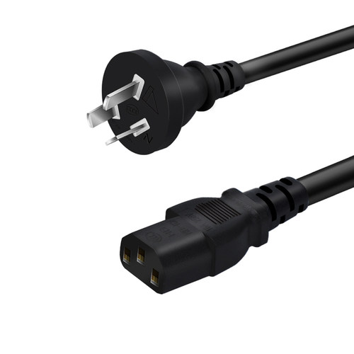 CE认证澳标0.75平方1.8米10A250V电脑主机饭煲带线插头电源线三孔