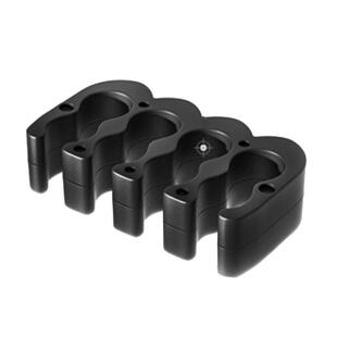 电脑理线梳机箱电源理线走线神器亚克力压纹线理线器扎带魔术贴8p