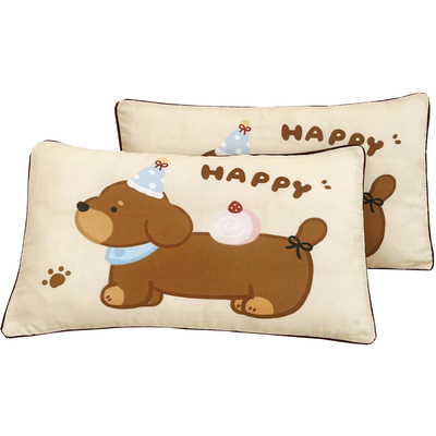 A类全棉双层纱儿童枕套30x50