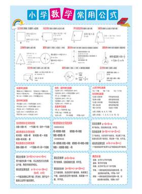 小学生三四五六年级挂图表挂图