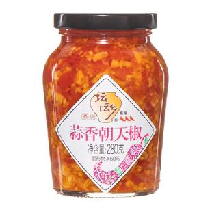 坛坛乡蒜香朝天椒蒜蓉辣椒酱拌饭拌面剁椒调味下饭酱炒菜