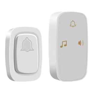 自发电家用无线门铃远距离老人智能呼叫器一拖二遥控门铃免打孔