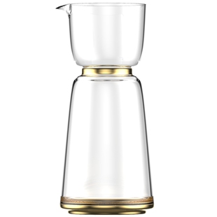 白酒杯套装分酒器小号小酒杯家用玻璃一口杯中式饭店用酒盅国标准