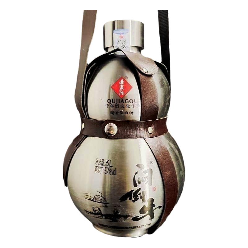酒白酒蒙古酒闷倒牛原浆泡酒52度304白钢约6斤葫芦酒粮食清香型酒