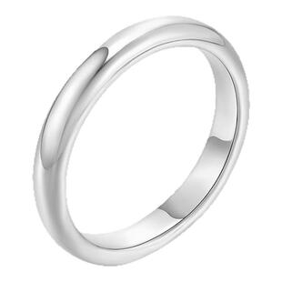 旭平素圈光面戒指镀细圈约3mm食指戒ins中性冷淡风情侣指环男女