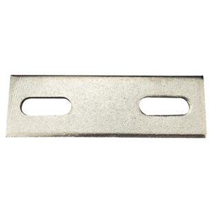 不锈钢连接铁片两孔一字预埋件角码幕墙家具配件直角直条固定件