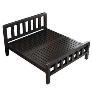 铁艺床双人床家用1.5m单人铁架床不锈钢铁床加粗加厚1米2出租房用