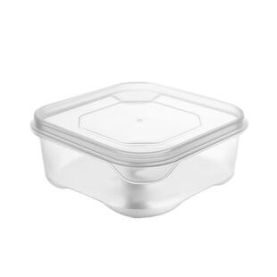 PP5塑料保鲜盒食品级密封防串味加厚可微波冰箱大容量防漏收纳盒