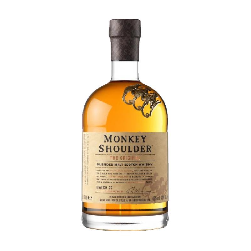 Monkey shoulder三只猴子调配麦芽苏格兰威士忌500ml×1瓶调酒