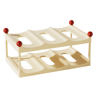 诺室水杯收纳架餐边柜内家用台面防尘双层大容量保温杯具置物架子