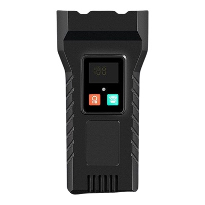 新款自行车喇叭灯12led高亮山地车骑行警示灯带数显大容量USB前灯