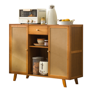 茶水柜置物柜家用靠墙边柜客厅立柜收纳架小柜子储物柜矮柜餐边柜