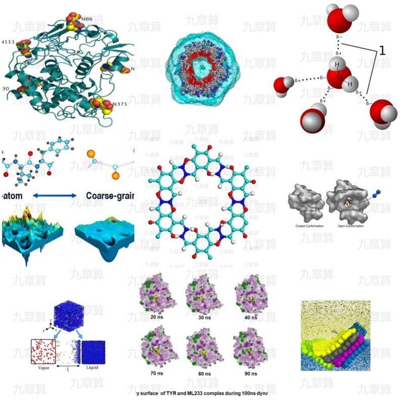 分子对接|建模MS-Autodock-DS-MOE-薛定谔-分子动力学MD模拟计算