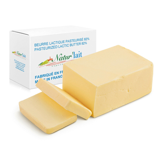 法国进口纳蕾乳酸发酵动物黄油25kg大块淡味曲奇饼干面包烘焙商用
