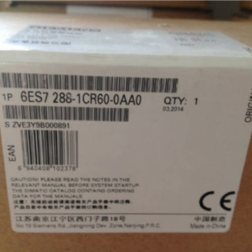议价6ES7288-1CR60-0AA1西门子S7-200 CPU经济型模块6ES72881CR60