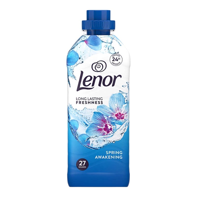 Lenor衣物柔软精清新剂春日觉醒持久留香891ml洗衣液衣物柔软剂版