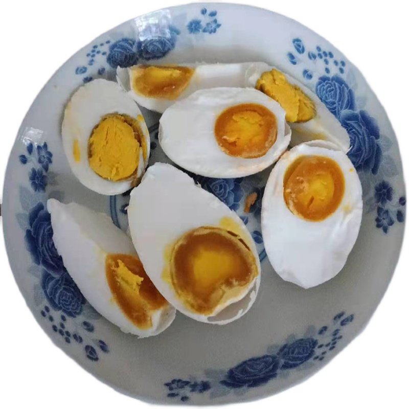 淡味咸鸭蛋瓦罐腌制农家散养
