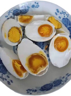淡味咸鸭蛋瓦罐腌制农家散养