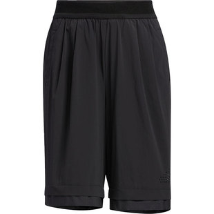 Adidas/阿迪达斯春季运动训练梭织女子透气五分裤短裤HE9962