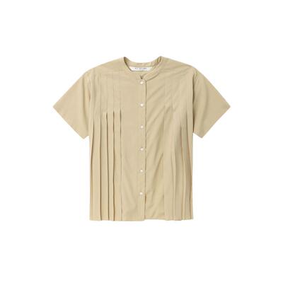 RAYBEAMS无领短袖衬衫