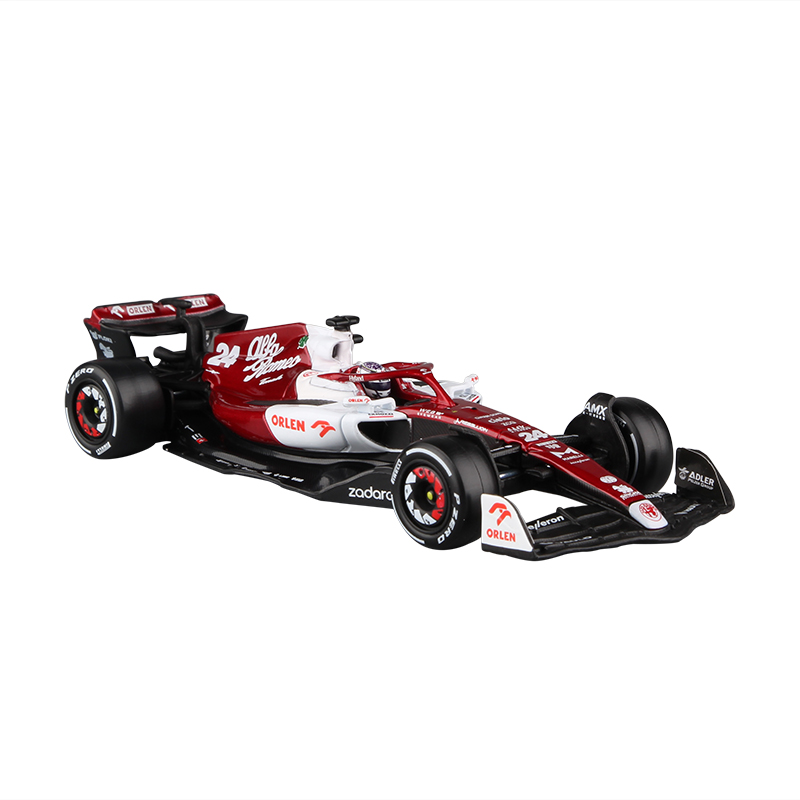 比美高阿尔法罗密欧C42 C43周冠宇F1车模1:43方程式赛车合金模型