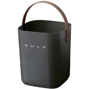 垃圾桶高颜值家用客厅轻奢高档酒店办公室塑料纸篓卧室小号2024新