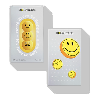 Holynara美瞳半年抛2片日常百搭融瞳三明治工艺素颜党隐形眼镜实付19.9元到手包邮
