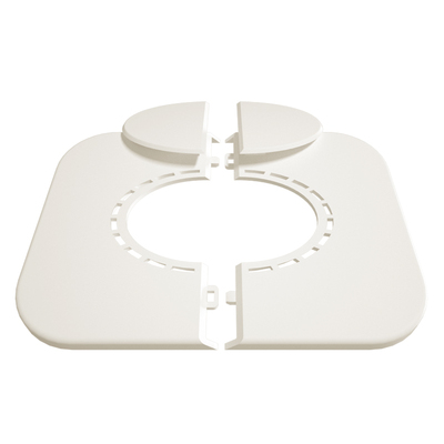 墙角洞口美化盖分体粘贴方形内盖可拆90°直角洞口专用空调装饰盖