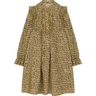 鄂尔多斯童装女童公主liberty印花连衣裙