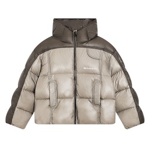 儿童冬装撞色高充绒羽绒服爆款2025新款青少年男童防水防寒厚外套