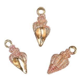 合金白色海螺珠光滴油吊坠挂件DIY手工制作项链耳环饰品材料配件