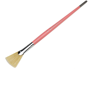 莫帕斯S858水粉笔套装美术学生考试专用樱花扇形笔油画笔鱼尾扇笔