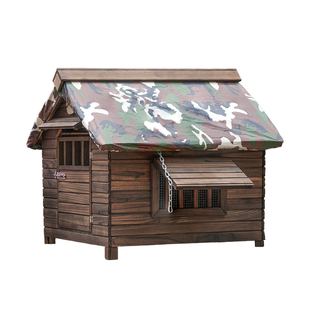 大狗屋狗窝室外防雨户外狗屋狗笼子狗房子型狗舍保暖大型犬柴犬窝