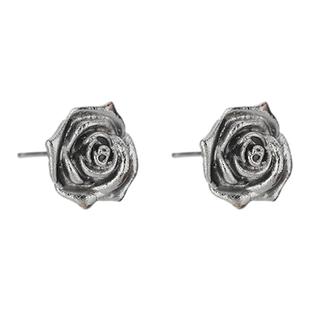 玫瑰花耳钉男欧美文艺复古时尚耳骨钉潮流耳饰女高级百搭饰品礼物