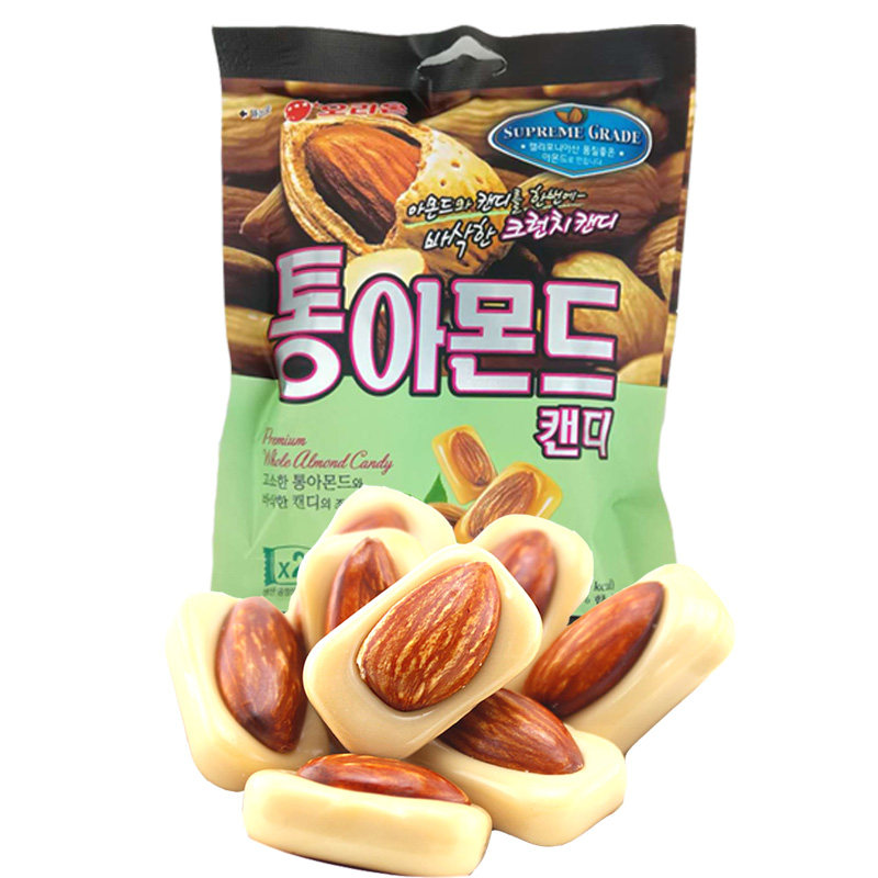 好丽友韩国扁桃仁90g喜糖包邮