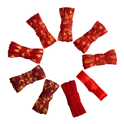 结婚喜庆婚鞋鞋带运动休闲鞋绳