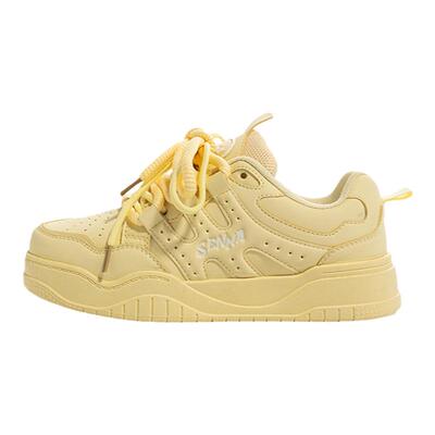 森马马卡龙色系潮流板鞋女