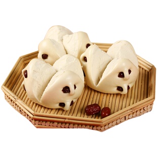馍婆婆山东开花花饽饽红枣大馒头年货馍馍老面纯手工早餐送礼面食