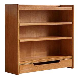 实木多层杯架桌面带抽屉置物搁架家用咖啡杯手办中古风收纳展示架