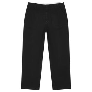 Champion冠军长裤男春季斜纹直筒梭织裤纯色拉链休闲运动风裤子潮