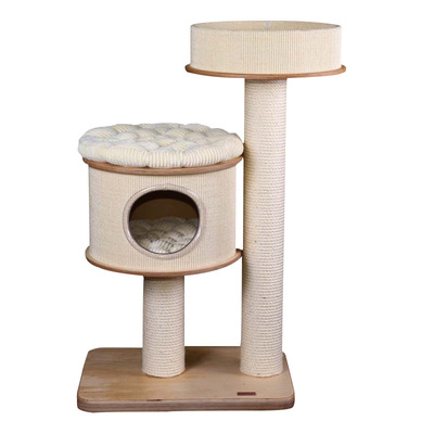 catsle实木猫窝猫树猫抓柱猫咪